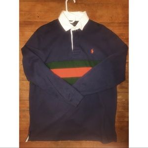 RALPH LAUREN POLO MEN'S RUGBY LONG SLEEVE SHIRT